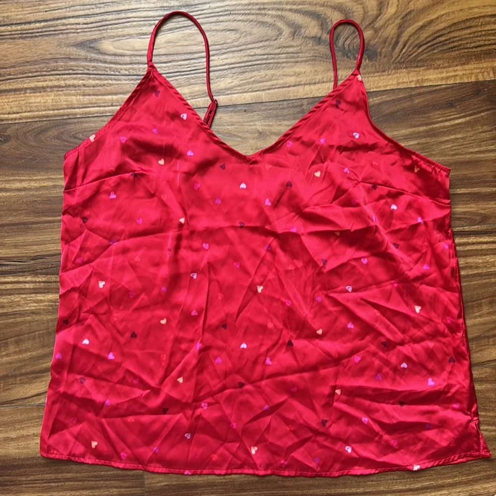 Stars Above’s Hearts Satin Cami Shorts Set - Picture 4 of 5
